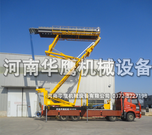 西安車(chē)載式舉升18.5米高空上瓦機(jī)發(fā)貨
